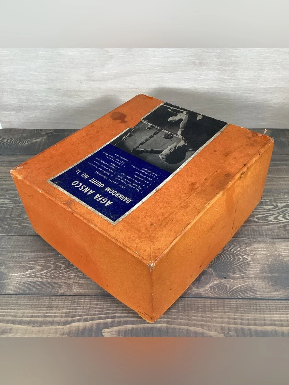 Vintage 1940s Agfa Ansco Darkroom Outfit No. 1A Film Developing Kit